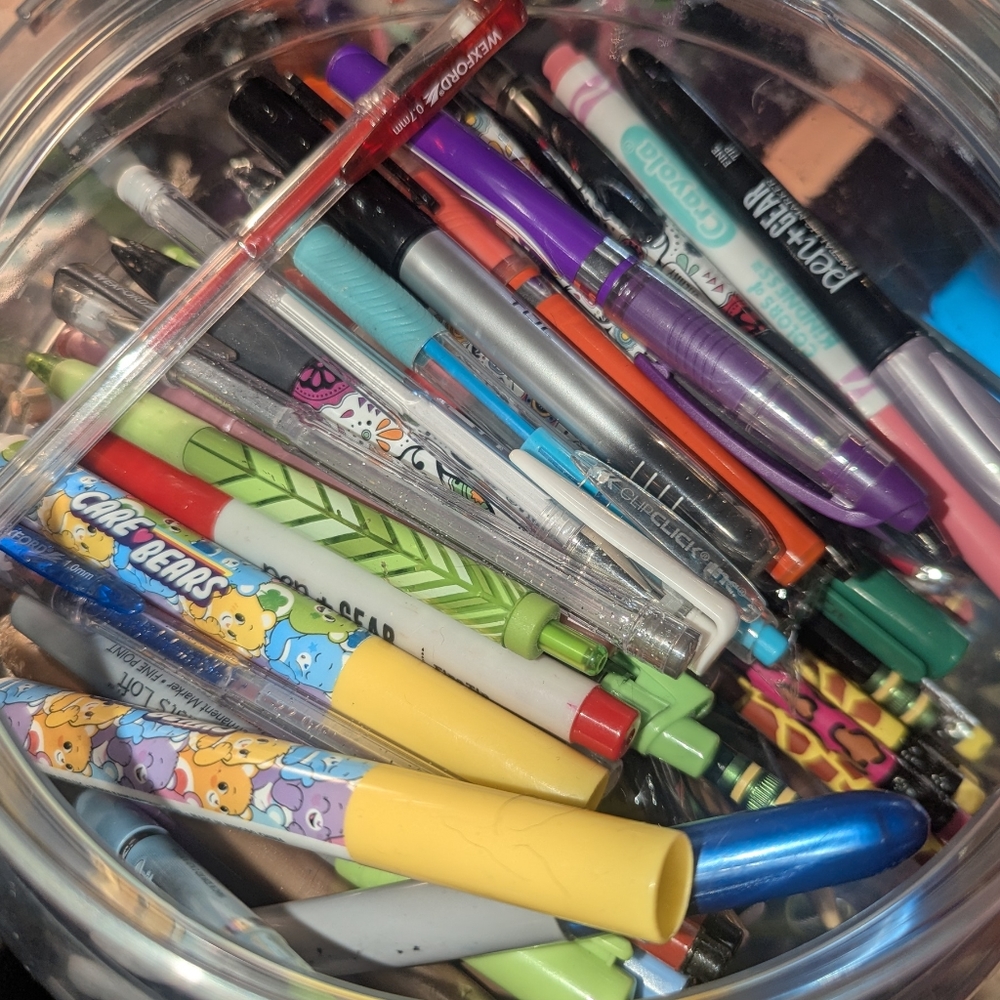 Random Colored Pencils & Pens